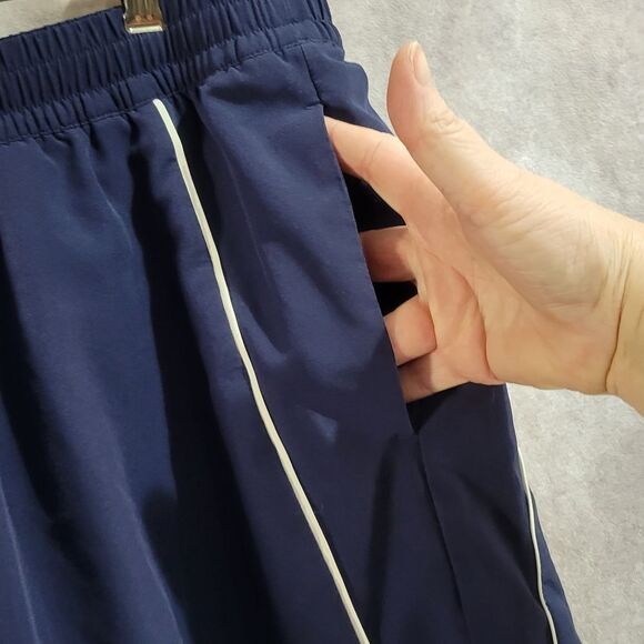 Peloton Blue Athletic Shorts with White Trim Sixw XL - Picture 3 of 10